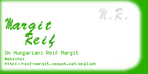 margit reif business card